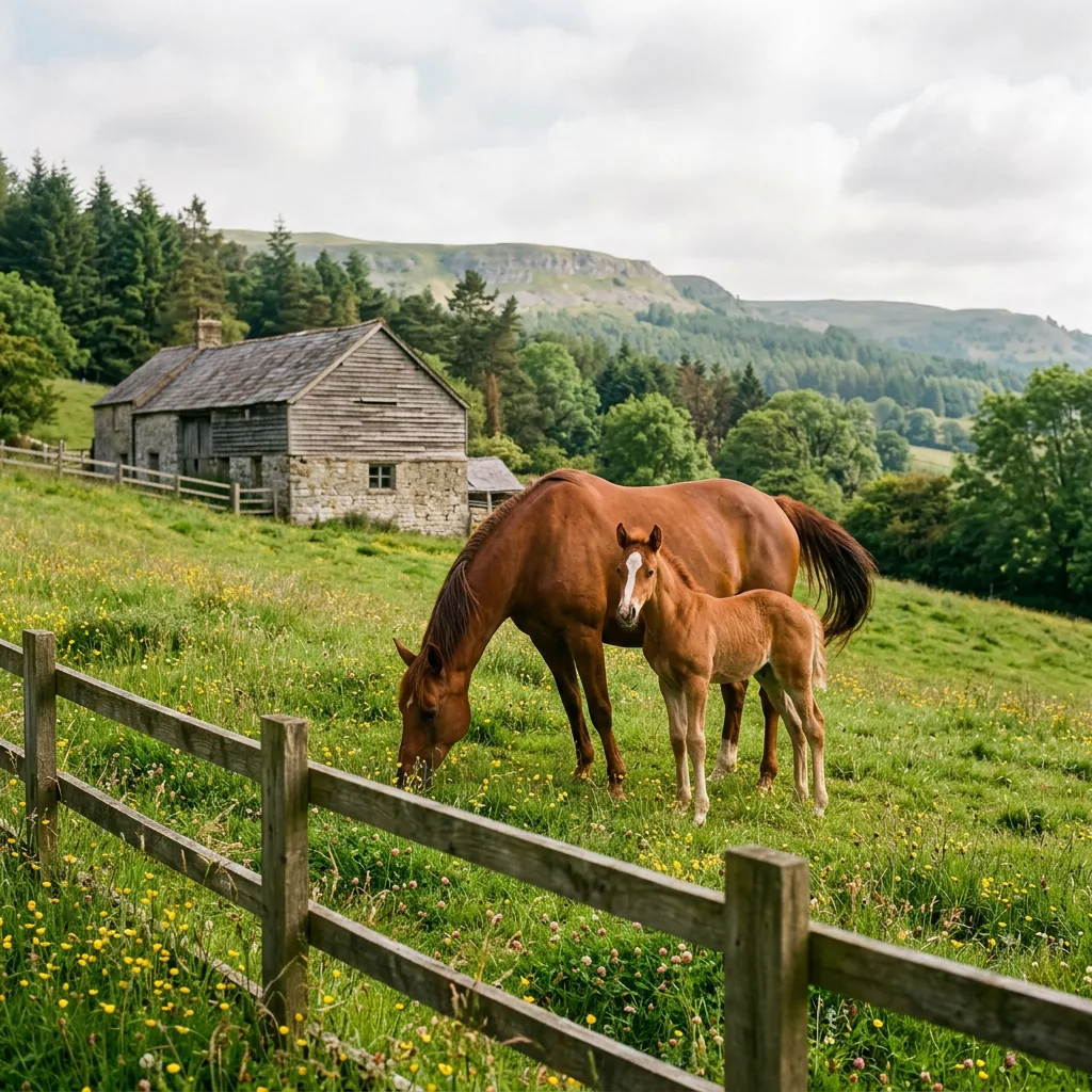 Élevage de chevaux, Les Écuries Saint-Clair, Douvaine